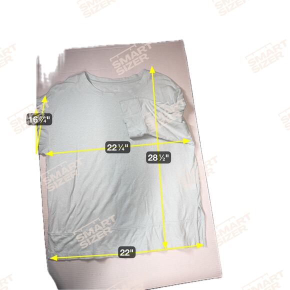 Pure Jill J.Jill Hemp Cotton Knit Seamed Tunic Light Blue Petite Size Small PS - Picture 4 of 5